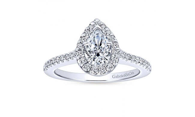 Gabriel & Co. 14k White Gold Contemporary Halo Engagement Ring - ER5828W44JJ