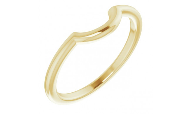 14K Yellow Matching Band for 5.8 mm Engagement Ring - 122960605P