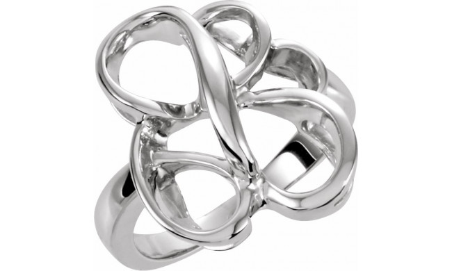 14K White Metal Fashion Ring - 5919144343P