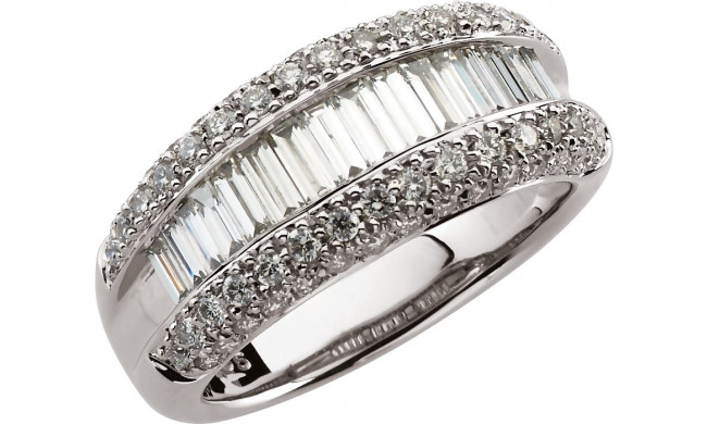 14K White 1 1/2 CTW Diamond Ring - 63586296719P