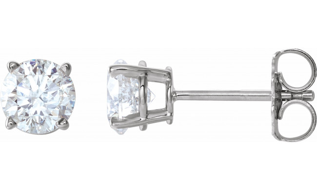 14K White 1 CTW Diamond Earrings - 187470202P