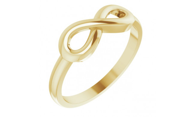 14K Yellow Infinity-Inspired Ring - 513101003P