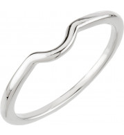 14K White Band for 4.5 mm Engagement Ring - 121578145P