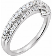 14K White 1/3 CTW Diamond Ring - 65274060001P