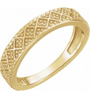 14K Yellow Stackable Ring - 51701102P