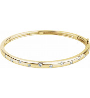 14K Yellow 1/2 CTW Diamond Bangle Bracelet - 60890209530P