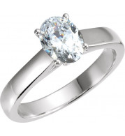 14K White 1/2 CTW Diamond Engagement Ring - 67779139P