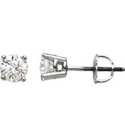 14K White 1/5 CTW Diamond Stud Earrings - 6753560061P