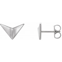 Platinum Geometric Earrings - 86822603P