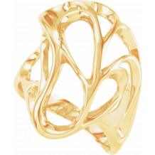 14K Yellow Metal Fashion Ring - 530719767P