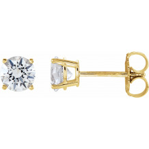 14K Yellow 1 CTW Diamond Earrings - 187470210P