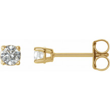 14K Yellow 1/5 CTW Diamond Earrings - 187470205P
