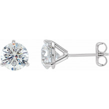 14K White 1 CTW Diamond Stud Earrings - 6623360111P