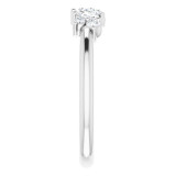 Platinum 1/3 CTW Diamond Multi-Shape Ring - 123930603P photo 4