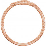 14K Rose Rope Knot Ring - 51428103P photo 2
