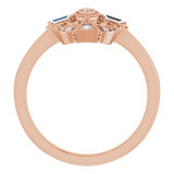 14K Rose 1/6 CTW Diamond Vintage-Inspired Ring - 124038602P photo 2
