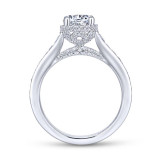 Gabriel & Co. 14k White Gold Infinity Straight Engagement Ring - ER13857R4W44JJ photo 2
