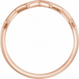 14K Rose Stackable Ring - 51655103P photo 2