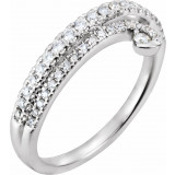 14K White 1/3 CTW Diamond Ring - 65274060001P photo