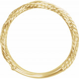 14K Yellow Rope Ring - 51670102P photo 2