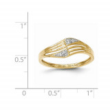 Quality Gold 14k Yellow Gold Diamond Fashion Ring photo 3