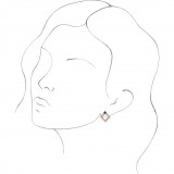 14K Rose Tanzanite & 1/3 CTW Diamond Earrings - 868896039P photo 3