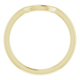 14K Yellow Matching Band for 5.8 mm Engagement Ring - 122960605P photo 2