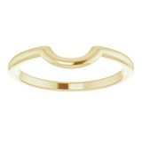 14K Yellow Matching Band for 5.8 mm Engagement Ring - 122960605P photo 3