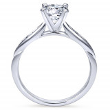 Gabriel & Co. 14k White Gold Contemporary Straight Engagement Ring - ER11749R3W44JJ photo 2
