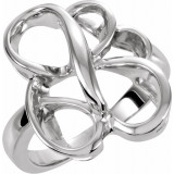 14K White Metal Fashion Ring - 5919144343P photo