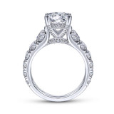 Gabriel & Co. 14k White Gold Contemporary Straight Engagement Ring - ER14892R8W44JJ photo 2
