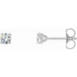 Platinum 1/5 CTW Diamond 4-Prong Cocktail-Style Earrings - 297626099P photo