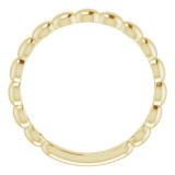 14K Yellow Stackable Bead Ring - 51636102P photo 2