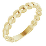 14K Yellow Stackable Bead Ring - 51636102P photo