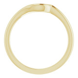 14K Yellow Band for 4.1 mm & 4.4 mm Round Ring - 122953602P photo 2