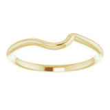14K Yellow Band for 4.1 mm & 4.4 mm Round Ring - 122953602P photo 3