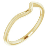 14K Yellow Band for 4.1 mm & 4.4 mm Round Ring - 122953602P photo