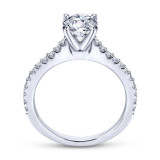Gabriel & Co. 14k White Gold Contemporary Straight Engagement Ring - ER6675W44JJ photo 2