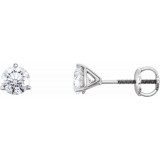 14K White 1/5 CTW Diamond Earrings - 6623460077P photo