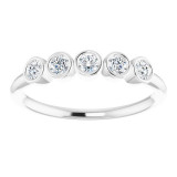14K White 1/3 CTW Diamond Ring - 122852600P photo 3
