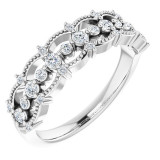 Platinum 1/3 CTW Diamond Stackable Ring - 124012603P photo