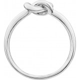 14K White Knot Design Ring - 861741000P photo 2