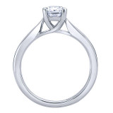 Gabriel & Co 14K White Gold Jamie Solitaire Diamond Engagement Ring - ER9687W4JJJ photo 2