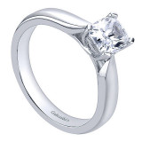 Gabriel & Co 14K White Gold Jamie Solitaire Diamond Engagement Ring - ER9687W4JJJ photo 3