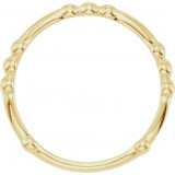 14K Yellow Stackable Bead Ring - 509421002P photo 2