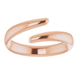 14K Rose Bypass Ring - 51629103P photo 3