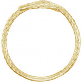 14K Yellow Rope Knot Ring - 51428101P photo 2