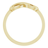 14K Yellow Infinity-Inspired Ring - 513101003P photo 2