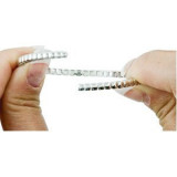 14K White 3 1/3 CTW Diamond Bangle Bracelet - 6808860001P photo 3