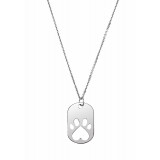 14K White Our Cause for Pawsu2122 Dog Tag 18 Necklace - 85147116P photo